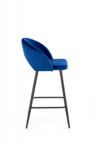 Barová židle H-96 (modrá) - VÝPRODEJ SKLADU