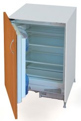 Kuchyňská skříňka KUDD 90 CH L s lednicí (levá)