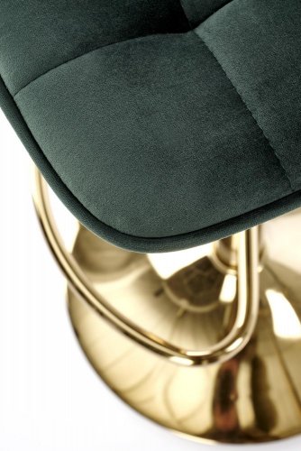 Barová židle H-120 (tmavě zelená)