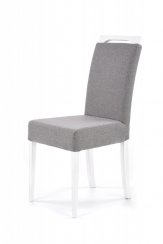 Jídelní židle CLARION (šedá/bílá)