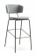Designová barová židle FLEXI CHAIR 122-N7
