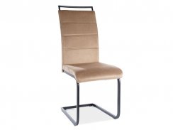 Jídelní židle H-441 VELVET černý rám / béžová 191