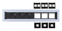 Konfigurovatelný pevný panel KPP 6 GREY