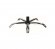 01220-KRIZ-OCEL-CP-A: A-kříž ocelový chromovaný+černý píst (640 mm)