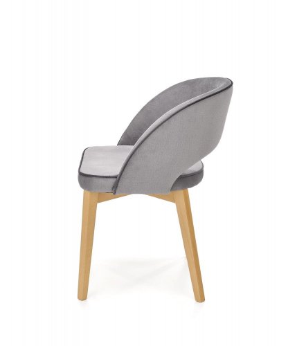 Jídelní židle MARINO (šedá/medový dub)