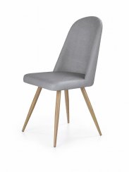 Jídelní židle K-214 (šedá-dub medový)