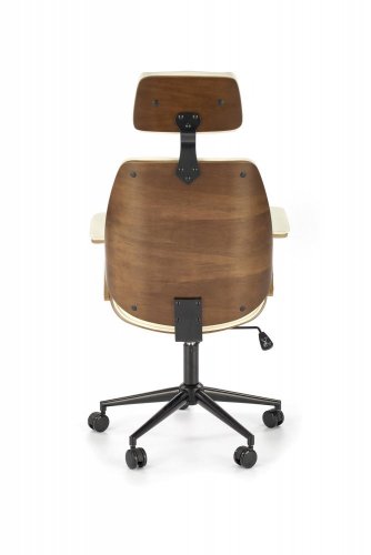 Kancelářská židle IGNAZIO (ořech/krémová)