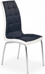 Jídelní židle K-186 (černo-bílá)