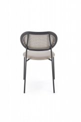 Ratanová židle K524 (šedá)