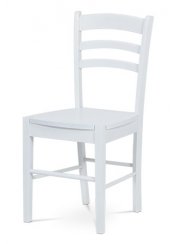 Jídelní židle AUC-004 WT (masiv/bílá)