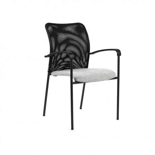 Konferenční židle Triton Black SL F82 (šedý sedák)