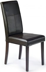 Jídelní židle KERRY BIS (tmavě hnědá)
