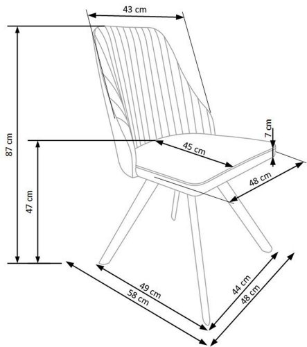 Jídelní židle K-206