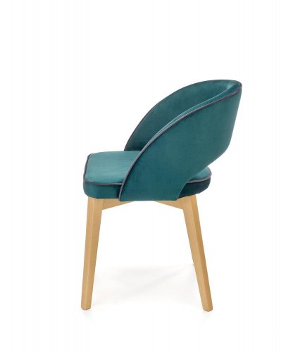 Jídelní židle MARINO (zelená/medový dub)