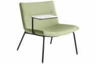 03212-OSLO-ST: TP-Otočný stolek z bílé HPL desky