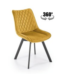 Jídelní židle K520 (hořčicová)