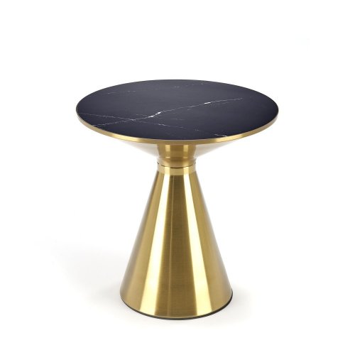 Konferenční stolek TRIBECA (černý mramor/zlatý)