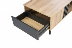 Konferenční stolek SONIA (dub artisan/černý)