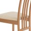 Jídelní židle BC-2482 BUK3 (buk/béžová)