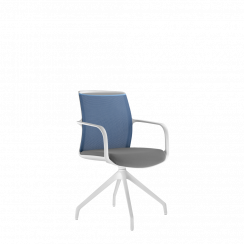 Konferenční židle LEAF 506,F90-WH