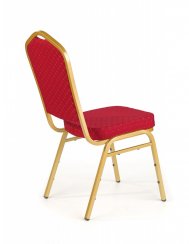 Jídelní židle K-66 (zlato-bordová)