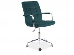 Dětská židle Q-022 VELVET zelená 78