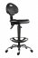 Laboratorní židle 1290 PU ASYN (51-51/59), chromovaný  kříž+kruh