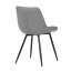 Jídelní židle CT-395 SIL2 (černá/šedá)