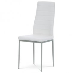 Jídelní židle DCL-377 WT (šedá/bílá)