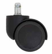 01110-KNK-A: KNK kolečka na koberec, plastová černá (čep 11 mm)