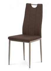 Jídelní židle DCL-393 BR2 (béžová/hnědá)