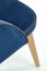 Jídelní židle MARINO (tmavě modrá/medový dub)