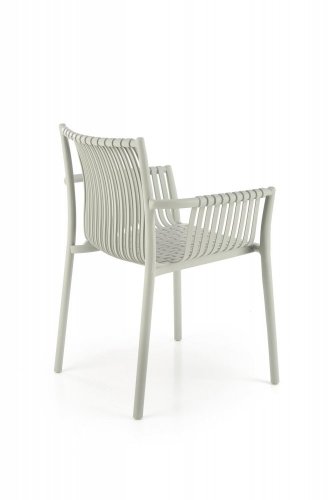 Zahradní židle K492, stohovatelná (šedá)
