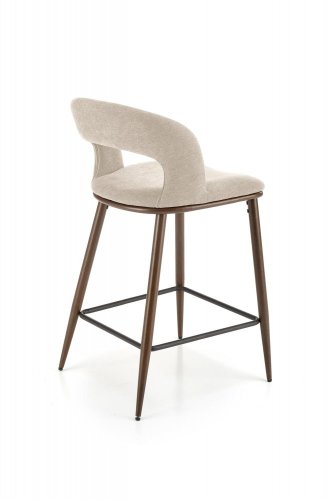 Barová židle H-114 (béžová/ořech)