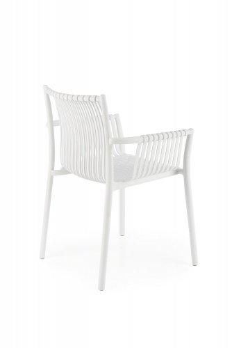 Zahradní židle K492, stohovatelná (bílá)