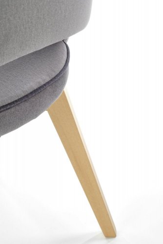 Jídelní židle MARINO (šedá/medový dub)