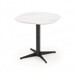 Konfernční stolek BORNA S (bílý/černý)
