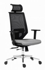 Kancelářská židle EDGE GREY (šedý sedák)