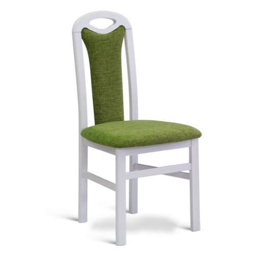 Židle Berta bílá (čalouněná)