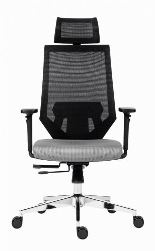 Kancelářská židle EDGE GREY (šedý sedák)