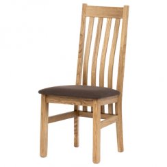 Jídelní židle C-2100 BR2 (dub/hnědá)