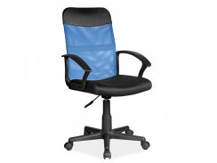 Dětská židle Q-702 modrá/černá
