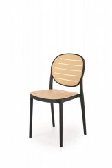 Jídelní židle K529 (přírodní/černá)