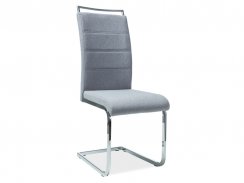Jídelní židle H-441 chrom / šedá látka 97