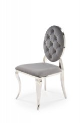 Jídelní židle K555 (šedé/stříbrné)