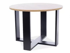 Konferenční stolek EGOA (dub wotan/černá)