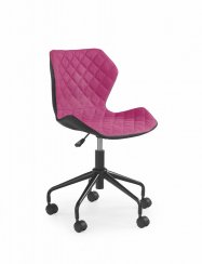 Dětská židle MATRIX (černo-růžová) - VÝPRODEJ SKLADU