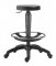 Laboratorní taburet 1290 PU (805-0/9), nylonový kříž+kruh
