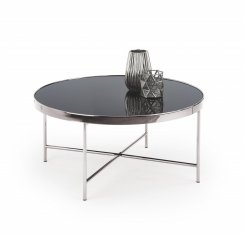 Konferenční stolek MORIA (černý/chrom) - VÝPRODEJ SKLADU