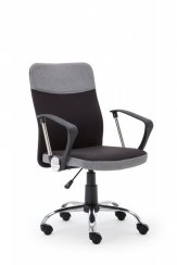 Kancelářská židle TOPIC (černá/šedá)